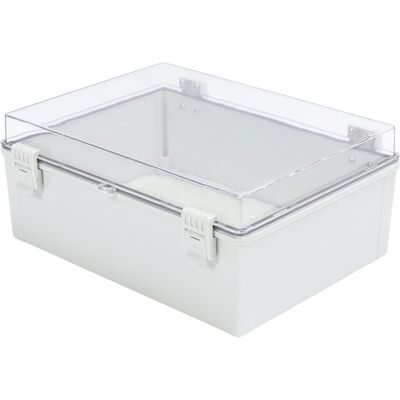 HEAT Elektrische Anschlussdose 400x300x170mm Ip66 Wasserdichter, Transparenter Deckel, Elektrisches Gehäuse HEAT Elektrische Anschlussdose 400x300x170mm Ip66 Wasserdichter, Transparenter Deckel, Elektrisches Gehäuse