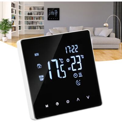 JUTE K3-serie 4400 W Lcd-touch-thermostat, Temperatureinstellung Von 5 Bis 60 °c, Elektrisches Fußbodenheizungssystem Mit 90-240 V 3 A Wechselstromversorgung, Wi-fi-funktion Und Konnektivität. JUTE K3-serie 4400 W Lcd-touch-thermostat, Temperatureinstellung Von 5 Bis 60 °c, Elektrisches Fußbodenheizungssystem Mit 90-240 V 3 A Wechselstromversorgung, Wi-fi-funktion Und Konnektivität.