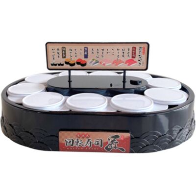 JUTE Drehbare Dessertmaschine, Tortendekorationsmaschine, Automatische Drehbare Dessertmaschine, Drehbare Sushi-maschine, Tischdekoration Für Geburtstagsfeiern, Schwarz-weiße Sushi-maschine. JUTE Drehbare Dessertmaschine, Tortendekorationsmaschine, Automatische Drehbare Dessertmaschine, Drehbare Sushi-maschine, Tischdekoration Für Geburtstagsfeiern, Schwarz-weiße Sushi-maschine.
