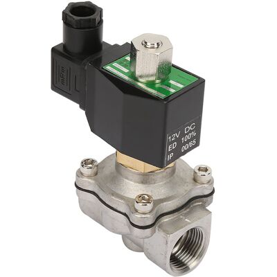 HEAT 2s-200-20 G3/4" Normalerweise Offenes Elektrisches Magnetventil Aus Edelstahl Für Wasser Und Luft (dc12v) HEAT 2s-200-20 G3/4" Normalerweise Offenes Elektrisches Magnetventil Aus Edelstahl Für Wasser Und Luft (dc12v)