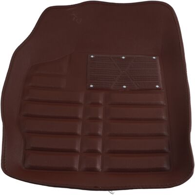 HEAT Universelle Automatten, Komplett Umschließend, Abriebfest, Hochwertige Verarbeitung, Kaffeefarbener Autoteppich, Innenraumschutzset HEAT Universelle Automatten, Komplett Umschließend, Abriebfest, Hochwertige Verarbeitung, Kaffeefarbener Autoteppich, Innenraumschutzset