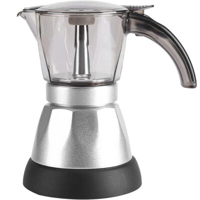 HEAT Elektrische Espressokanne (480 W, 220 V), 300 Ml/6 Tassen, Abnehmbarer Italienischer Kaffeefilter Für Die Küche, Eu-stecker HEAT Elektrische Espressokanne (480 W, 220 V), 300 Ml/6 Tassen, Abnehmbarer Italienischer Kaffeefilter Für Die Küche, Eu-stecker
