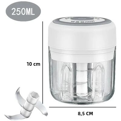 OEM Elektrischer Mini-fleischwolf, Knoblauch- Und Fleischwolf, Gemüse- Und Obstzerkleinerer, Usb-anschluss, 100 Ml, Küchengerät OEM Elektrischer Mini-fleischwolf, Knoblauch- Und Fleischwolf, Gemüse- Und Obstzerkleinerer, Usb-anschluss, 100 Ml, Küchengerät