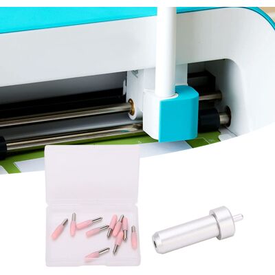 JUTE 10 Joy-messer Mit 30°-winkel + Messerhalter Für Cricut Joy-serienmaschinen JUTE 10 Joy-messer Mit 30°-winkel + Messerhalter Für Cricut Joy-serienmaschinen