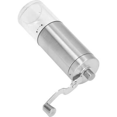 HEAT Manuelle Kaffeemühle, 6 Einstellbare Mahlgradstufen, Kleine Größe, Handkurbel, Ideal Für Reisen, Büro Und Zuhause, Aus Edelstahl. HEAT Manuelle Kaffeemühle, 6 Einstellbare Mahlgradstufen, Kleine Größe, Handkurbel, Ideal Für Reisen, Büro Und Zuhause, Aus Edelstahl.