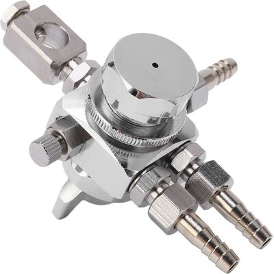 HEAT Automatische Spritzpistole Mit Edelstahldüse, Galvanisiertem Gehäuse Aus Zinklegierung, Kleine Silberne Ölfarbenspritzpistole Für Die Industrie, 0,5 Mm / 0,02 Zoll HEAT Automatische Spritzpistole Mit Edelstahldüse, Galvanisiertem Gehäuse Aus Zinklegierung, Kleine Silberne Ölfarbenspritzpistole Für Die Industrie, 0,5 Mm / 0,02 Zoll