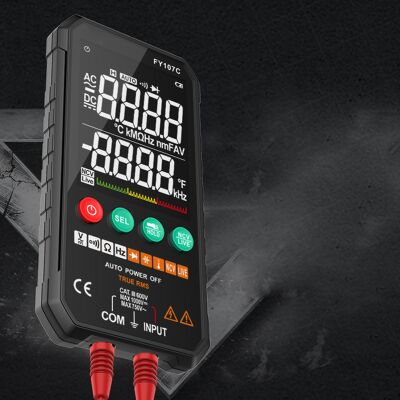 HEAT Intelligentes Multimeter, Multifunktional, Automatische Messung, 6000 Zähler, Digitaler Elektrischer Tester Mit Hd-display HEAT Intelligentes Multimeter, Multifunktional, Automatische Messung, 6000 Zähler, Digitaler Elektrischer Tester Mit Hd-display