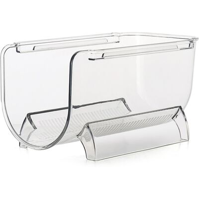 HEAT Transparente Weinflaschen-organizer, Stapelbares Weinregal Aus Kunststoff Für Küchenarbeitsplatten, Speisekammer Und Kühlschrank HEAT Transparente Weinflaschen-organizer, Stapelbares Weinregal Aus Kunststoff Für Küchenarbeitsplatten, Speisekammer Und Kühlschrank