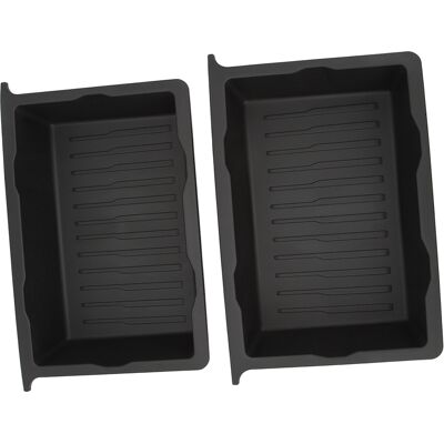 HEAT 2 Stück Unter-sitz-aufbewahrungsboxen, Unter-sitz-organizer, Behälter, Ablagefach, Ersatz Für Tesla Model Y 2020–2023 HEAT 2 Stück Unter-sitz-aufbewahrungsboxen, Unter-sitz-organizer, Behälter, Ablagefach, Ersatz Für Tesla Model Y 2020–2023