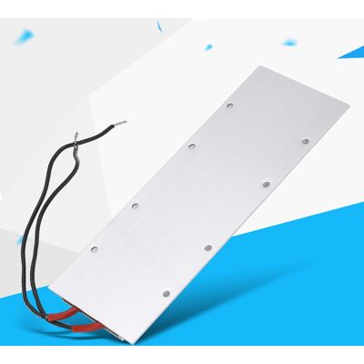 JUTE Isolierte Ptc-heizplatte, Aluminiumgehäuse, 170 X 62 X 6 Mm, 220 V Ac, 120 °c JUTE Isolierte Ptc-heizplatte, Aluminiumgehäuse, 170 X 62 X 6 Mm, 220 V Ac, 120 °c