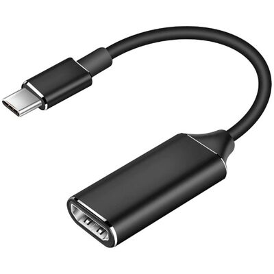 HEAT Usb-c-auf-hd-multimedia-interface-adapter, 4k-gehäuse Aus Aluminiumlegierung, Usb-c-auf-hd-display-interface-kabel, Schwarz HEAT Usb-c-auf-hd-multimedia-interface-adapter, 4k-gehäuse Aus Aluminiumlegierung, Usb-c-auf-hd-display-interface-kabel, Schwarz