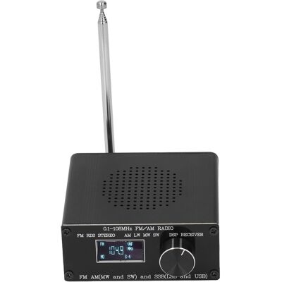 HEAT Vollband-radioempfänger (fm, Am, Ssb), 0,96-zoll-display, Sma- Und Usb-ladeanschluss, Zubehörset HEAT Vollband-radioempfänger (fm, Am, Ssb), 0,96-zoll-display, Sma- Und Usb-ladeanschluss, Zubehörset