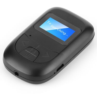 HEAT Bluetooth 5.0 Audio-adapter, Drahtloser Sender/empfänger Für Auto-pc-lautsprecher, 3,5-mm-anschluss Mit Lcd-display HEAT Bluetooth 5.0 Audio-adapter, Drahtloser Sender/empfänger Für Auto-pc-lautsprecher, 3,5-mm-anschluss Mit Lcd-display