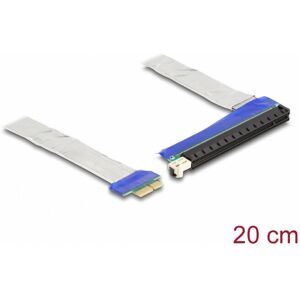 Delock - Riser Karte pci Express x1 Stecker zu x16 Slot mit Kabel 20 cm (88047)