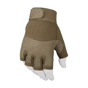 Mil-Tec Army Fingerless Gloves dark coyote, Größe S