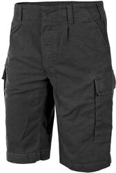 Leo Koehler BW Moleskin Shorts gewaschen schwarz, Größe 3XL