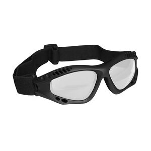 Mil-Tec Commando Brille Air Pro klar schwarz