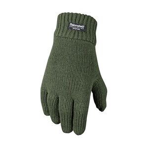 MFH - Max Fuchs Strickhandschuhe mit Fleecefutter oliv, Größe S/7