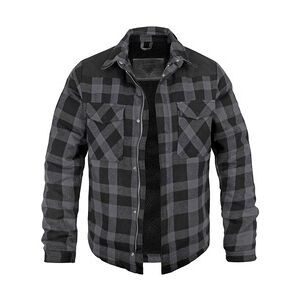 Mil-Tec Lumberjacket mit Teddyfutter schwarz/grau, Größe S