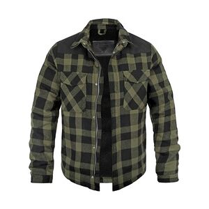 Mil-Tec Lumberjacket mit Teddyfutter schwarz/oliv, Größe XL