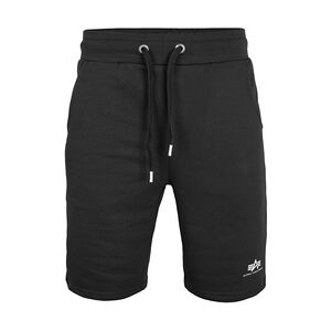 Alpha Industries Basic Short Small Logo schwarz, Größe M