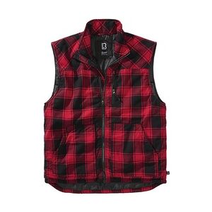 Brandit Textil Brandit Lumber Weste schwarz/rot, Größe XL