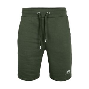 Alpha Industries Basic Short Small Logo dark oliv, Größe L