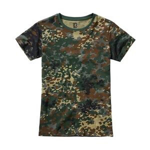 Brandit Textil Brandit Ladies T-Shirt Cotton flecktarn, Größe 4XL