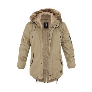 bw-online-shop Fishtail Winterparka mit Futter camel, Größe XS