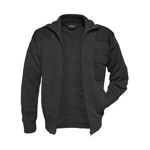 Mil-Tec Strickjacke MT-Plus schwarz, Größe 54