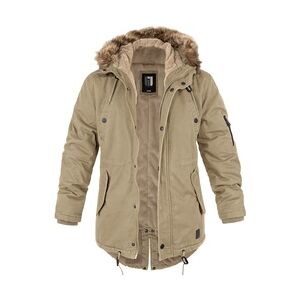 bw-online-shop Fishtail Winterparka mit Futter camel, Größe 6XL