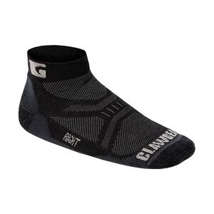 Clawgear Merino Low Cut Ankle Socks schwarz, Größe 42-44