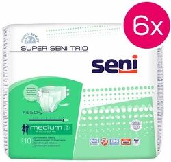 Super Seni Trio M - 6 x 10 Stück, Medium