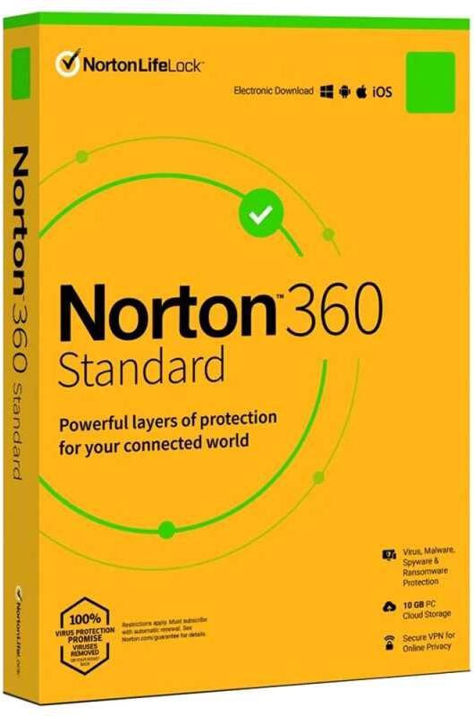 Symantec Norton 360 Standard 2024 - PC / MAC / ANDROID / IOS