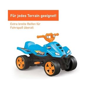 Tretauto in Quad-Optik, Kinderfahrzeug ist offizielles Lizenzprodukt von Hot Wheels