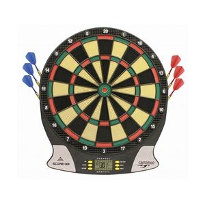 Carromco Elektronisches Dartboard SCORE-301, 4-Loch Abstand