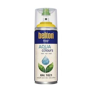 Belton free Lackspray Acryl-Wasserlack 400 ml rapsgelb matt