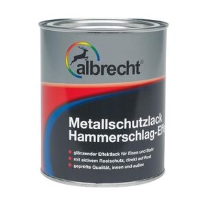 Albrecht Metallschutzlack Hammerschlag-Effekt 750 ml schwarz