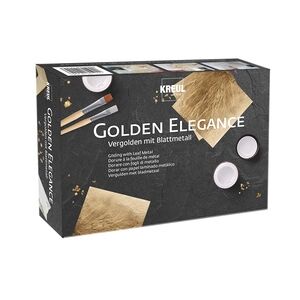 Kreul Golden Elegance Set Vergolden mit Blattmetall