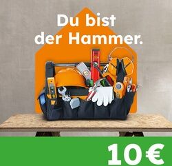 Globus Baumarkt Geschenkgutschein 10 EUR Geschenkkarte per E-Mail