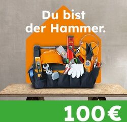 Globus Baumarkt Geschenkgutschein 100 EUR Geschenkkarte per E-Mail