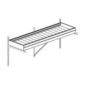 KGT Pflanzwanne Linea I 63,5 cm tief, pressblank