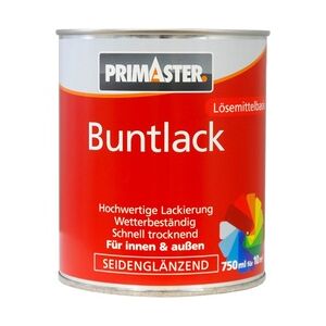 Primaster Buntlack RAL 7001 750 ml silbergrau seidenglänzend