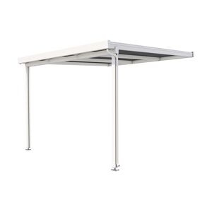 Gutta Premium Terrassendach 309,4 x 306 cm weiß PC weiß opal 16 mm