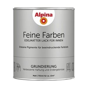 Alpina Feine Farben Lack Grundierung 750 ml weiß