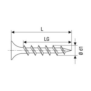 Spax Trockenbauschrauben 3.9 x 35 mm PH 2 Grobgewinde - 1000 Stk.