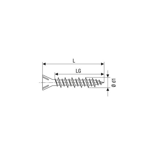 Spax Trockenbauschrauben 3.9 x 45 mm PH 2 - 1000 Stk.