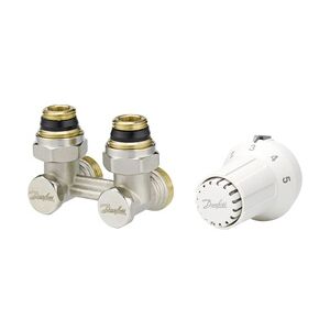 Danfoss Thermostat-Set Home RAS-CK + RLV-KS 1/2, Eckform