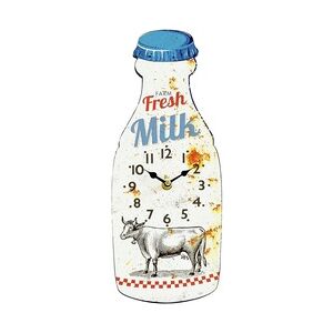 Proficell Wanduhr Fresh Milk