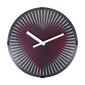 Nextime Wanduhr Motion Heart Red Ø 30,7 cm